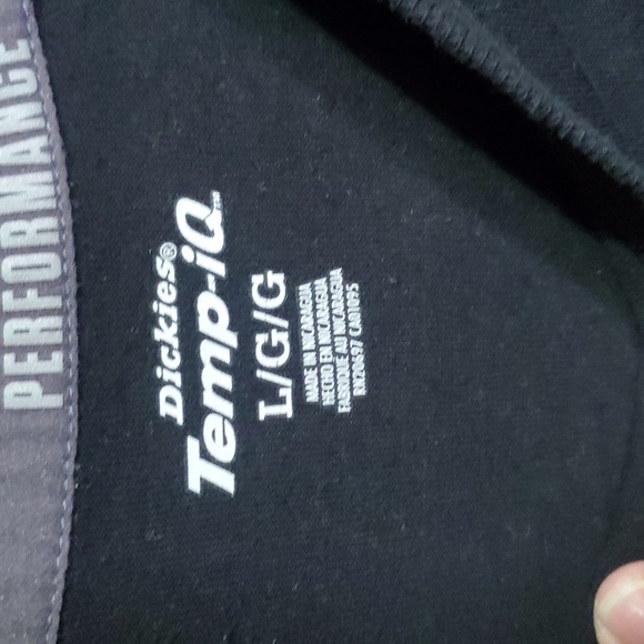 Dickies Black Tee with Yellow Details Size Large - Picture 4 of 5